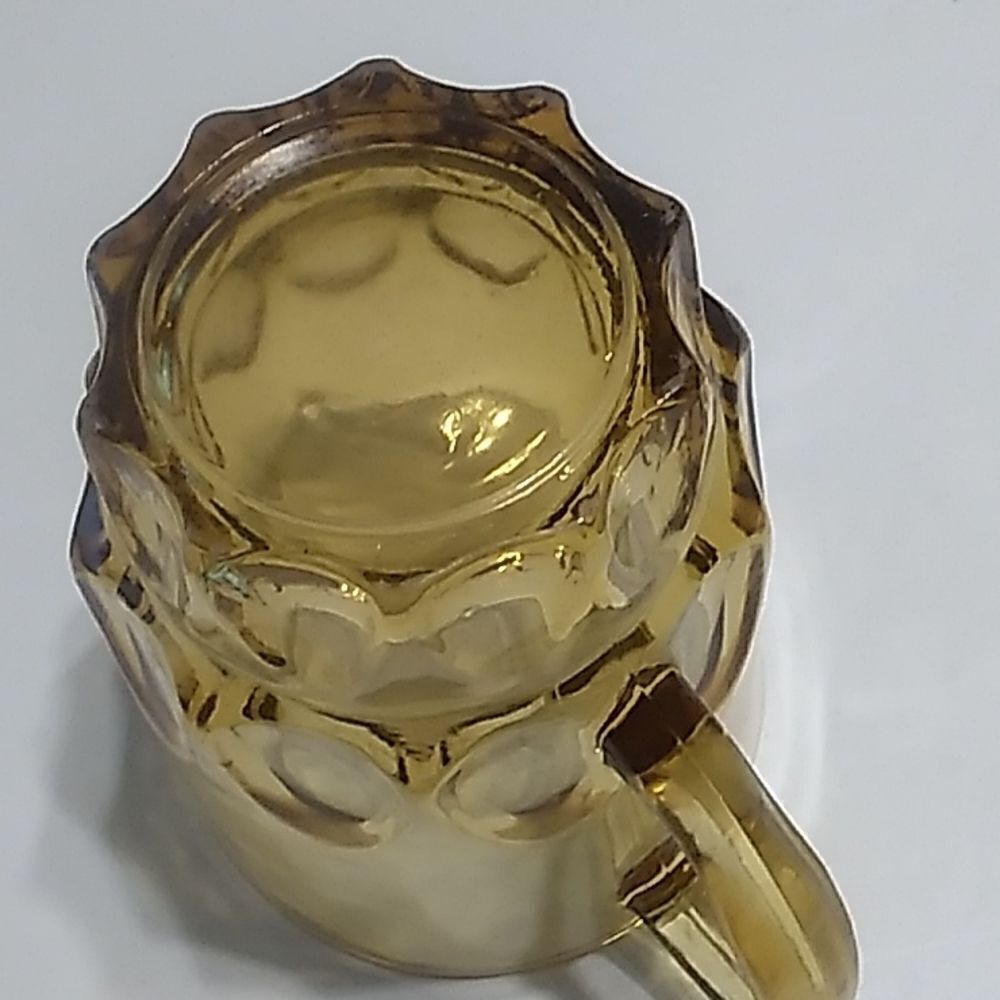 Yellow  Glass Pitcher - Picture 5 of 5